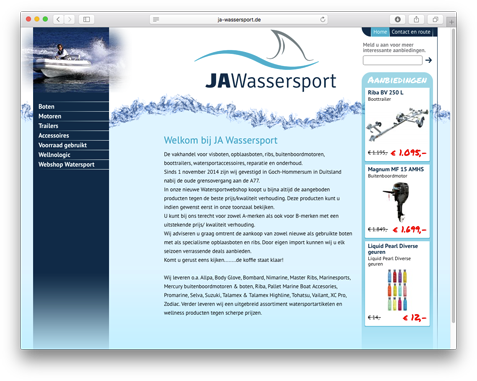 Website JA Wassersport